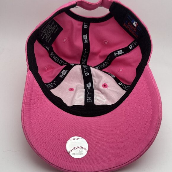 Minnesota Twins Hat Strapback Cap Youth Womens Pink MLB Baseball New Era - Picture 4 of 6